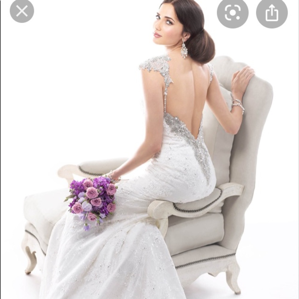 Never worn Maggie Sottero “Brandy” wedding gown! - Picture 2 of 10